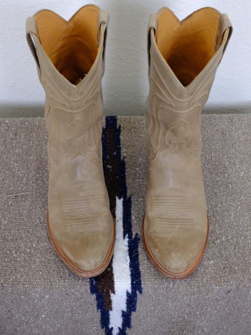 Tecovas Boots Mens 8D Tan and Brown